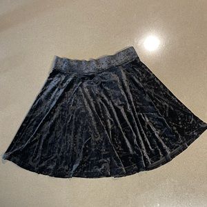 Killstar Cordelia Astrology Velvet Mini Skirt